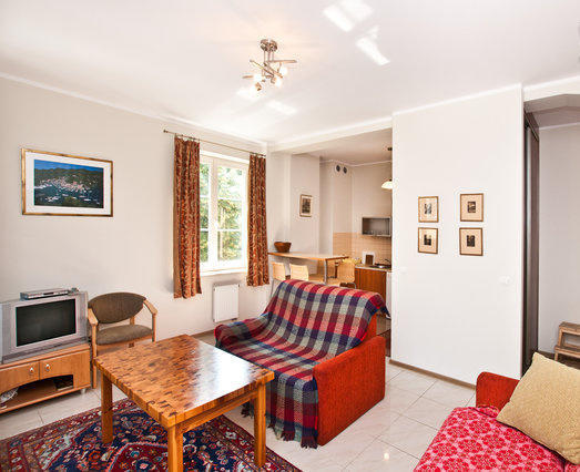 Apartament W Sercu Starowki Gdaňsk Pokoj fotografie
